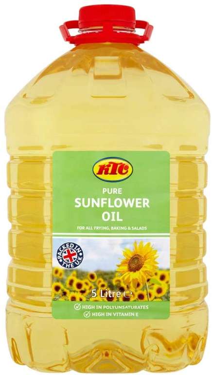 KTC Pure Sunflower Oil 5l £3.69 at Costco