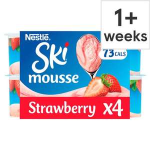 Ski Mousse 4pk Strawberry or Lemon 75p @ Tesco