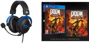 HyperX Cloud Headset with Doom Eternal PS4 bundle for £69.99 @ Amazon