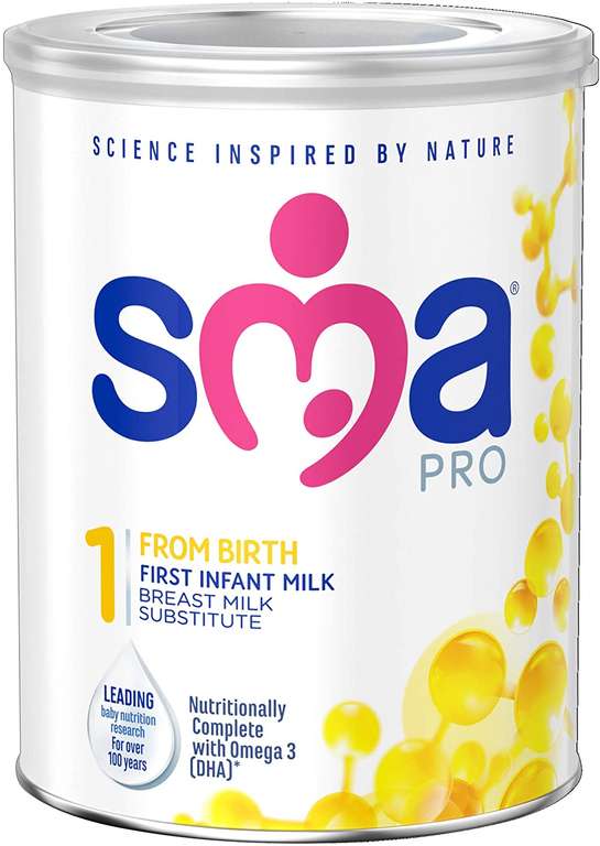 SMA Pro First Infant Milk from Birth 800g £9.99 Prime / £14.48 Non Prime at Amazon