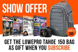 Photo Magazine subscription + Free Lowepro Tahoe 150 camera bag - £45 @ MyFavouriteMagazines