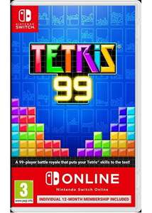 Tetris 99 + 12 month Nintendo Switch Online UK Subscription (Nintendo Switch) for £17.85 Delivered @ Base