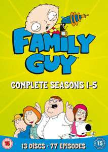 Family Guy: Seasons 1-5 DVD (2006) - Used 'Very Good' £4.17 @ msuicmagpie /eBay