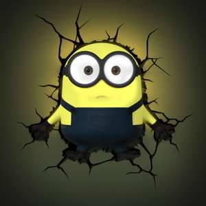 Despicable Me Minions 3D Wall Light (Bob) - £18.95 Delivered @ Dealbuyer