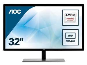 AOC Q3279VWFD8 31.5" QHD IPS WLED Gaming Monitor 75Hz 5ms (Refurbished) £159.99 electrical-deals.co.uk