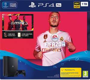 SONY PlayStation 4 Pro with FIFA 20 - 1 TB £349 @ Currys