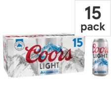 Packs of 15 x Coors Light 440ml Cans For £10 @ Morrisons Hyde