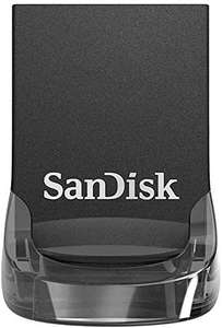 SanDisk Ultra Fit 64 GB Flash Drive USB 3.1 Up to 130 MB/s Read, £8.99 at Amazon (+£4.49 non prime)