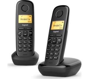 GIGASET A170 Cordless Phone - Twin Handsets £22.99 delivered at Currys PC World