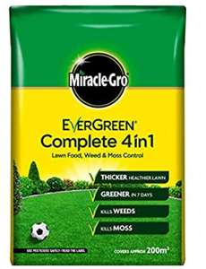 Miracle-Gro Evergreen Complete 4in1 7kg - 200m2 Lawn Feed @ Amazon £11.25 (prime) £14.74 (Non Prime) in stock 25th April