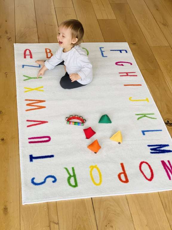 Various Nursery Rugs 100 x 150cm (Tightly Woven Fabric; Hard-Wearing And Easy Wipe Clean) only £9.99 delivered @ The Gift & Gadget Store
