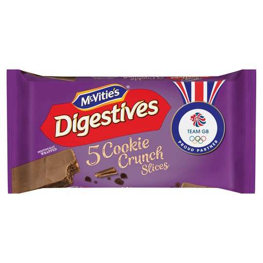 Mcvities Digestives 5 Cookie Crunch Slices 128.6G - 60p Or 2 For £1 @ Heron Foods (Hull)