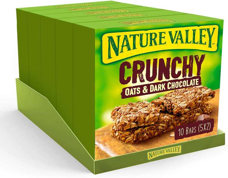 Nature Valley Oat & Chocolate - 5 Pack of 5 - £5 Prime (+£4.49 NP) @ Amazon