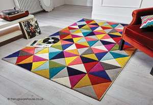 Samba Spectrum Rug - 2ft7' x 5ft £39.95 / 2ft x 7ft7' £45.05 / 4ft x 5ft7' £58.65 / 5ft3' x 7ft7' £102 delivered @ therugswarehouse