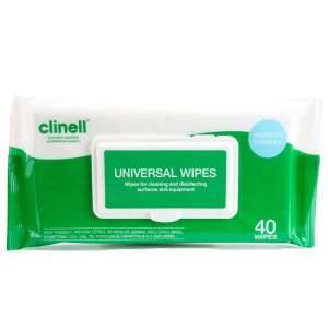 Small pack of Clinell Universal wipes: 40 in a pack - £1.96 (+£3.19 Postage) @ Weldricks Pharmacy