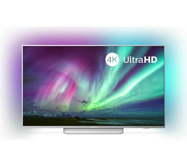 PHILIPS Ambilight 50PUS8204/12 50" Smart 4K Ultra HD HDR LED TV with Google assist, £399 at Currys (10 free movies bonus)