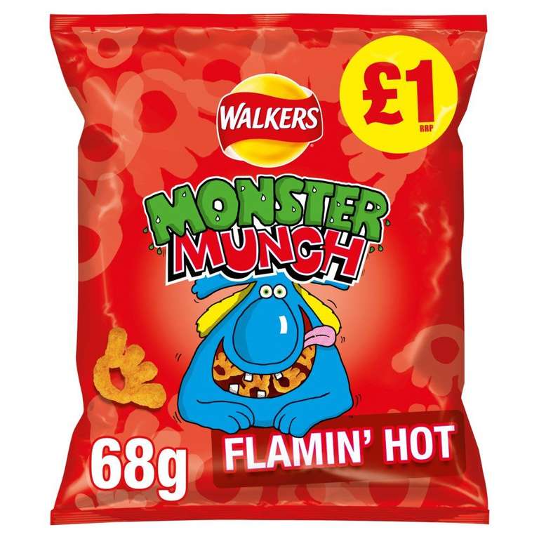3 for £1 - Monster Munch 68g Heron Foods (Warrington)