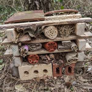 How to Build your own minibeast hotel in your garden at RSPB