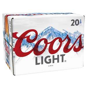 Coors Light 20 x 330ml £11.00 @ Morrisons (Min basket £40 + up to £5 delivery)