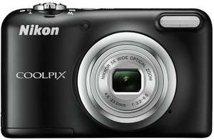 Nikon Coolpix A10 2.7 Inch LCD 16MP 720p HD 5x Zoom Compact Digital Camera Black - £48.75 delivered with code @ Argos / eBay