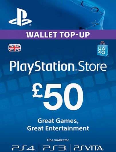 £50 Playstation Credit £39.96 @ Gamivo / Gamekeyszone
