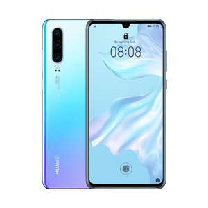 Huawei P30 Mobile £25 p/m £100GB Unlimited Minutes / texts - 24 months £29 upfront at Three