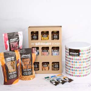 Brand New Beanies Bundle (Pick up 3 Thick Milkshake Packs,9 Jars and 75 Assorted Sachets in a tin) @ Beanies the Flavour Co