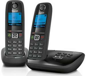 GIGASET Twin Handsets Cordless Phone with Answering Machine and Nuisance call block, £29.99 at Currys/ebay