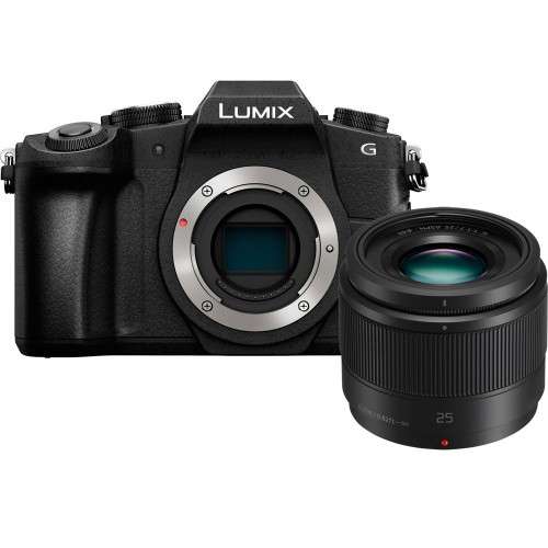 Panasonic Lumix G80 + 25mm lens, extra battery, monopod & microphone + 5yr warranty £449 at UK Digital