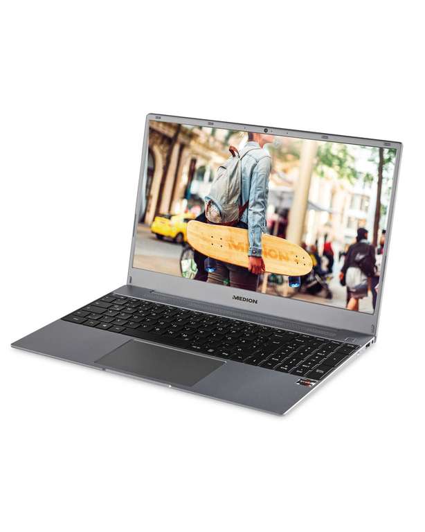 Medion 15.6in Ryzen 5 8GB 512 GB SSD Notebook laptop for £429.99 delivered at Aldi