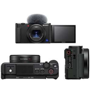NEW Sony ZV-1 Vlogging Camera with Sony GP-VPT2BT grip + free desktop tripod - £779 Clifton cameras