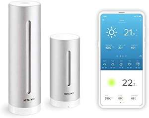 Netatmo Weather Station Indoor Outdoor with Wireless Outdoor Sensor £90.99 @ Amazon