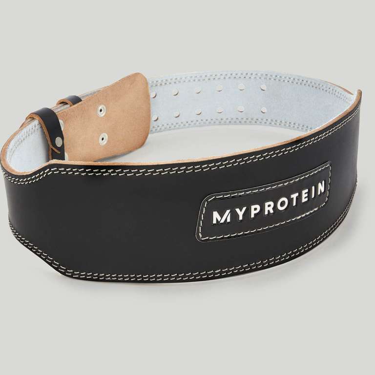 Leather weight Lifting Belt - £10.49 / £14.48 delivered using code @ Myprotein