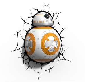 Star Wars BB8 Droid 3D Deco light now £12.15 with code delivery is £3 @ Menkind