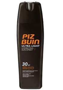 PIZ BUIN In Sun – Ultra Light Hydrating Sun Spray SPF 30 – 200 ml £6.99 (£11.48 Non Prime) @ Amazon