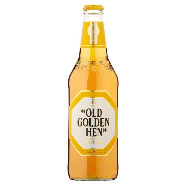 Old Golden Hen Bottle 500ml / Speckled Hen 500ml / Hobgoblin Gold 500ml / Spitfire 500ml / Wychwood 500ml £1 each @ Morrisons