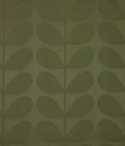 Orla Kiely Jacquard Stem Furnishing Fabric in Khaki £12 per m - £3.50 Delivery @ John Lewis & Partners