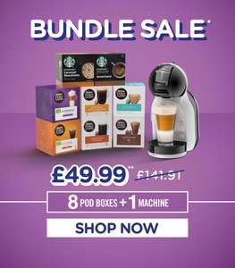 Dolce Gusto Mini Me + 8 packs of pods - £49.99 delivered @ Nescafe Dolce Gusto
