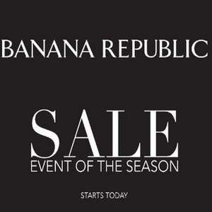 Banana republic up to 50% off end of season sale - free store c&c / £4 shipping