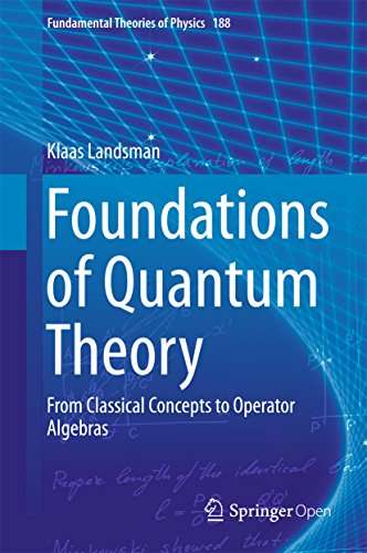 Foundations of Quantum Theory: From Classical Concepts to Operator Algebra 1st ed. 2017, Kindle Edition Free @ Amazon