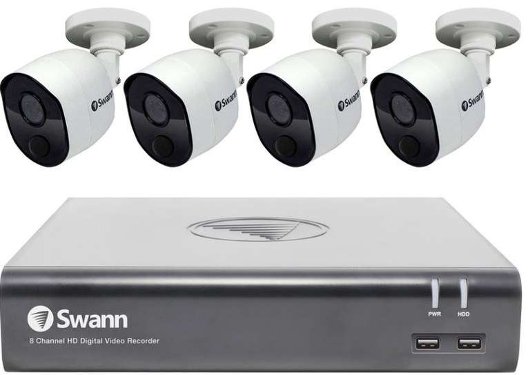 Swann 1080P Security System DVR Camera Kit 8 Channel 4 Camera - £249.98 delivered at Toolstation