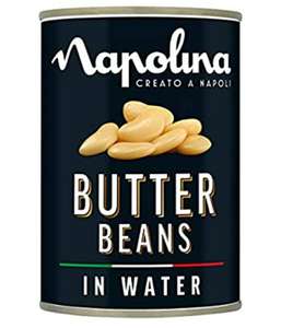 12x Napolina Butter Beans 400g Only £4.50 @ Amazon Pantry (£15 min spend / Free delivery with code)