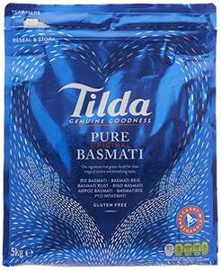 Amazon Pantry Sale - Tilda Pure Original Basmati Rice 5 kg only £1 (£15 min order / Free Delivery with code)