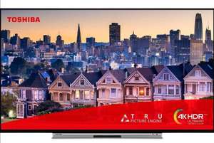 Toshiba 49UL5A63DB 49-Inch Smart 4K Ultra-HD HDR LED WiFi TV with Freeview Play - Black/Silver (2019 Model) - £289.99 delivered @ Amazon
