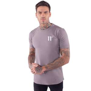 Muscle Fit T-Shirt - Hunter Grey £11.24 delivered with code @ 11 Degrees