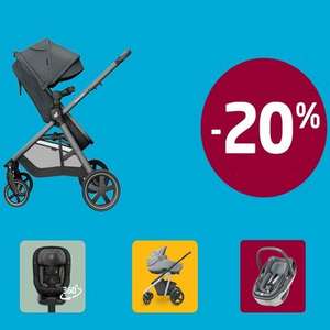 20% off on all Maxi-Cosi products at Maxi-Cosi - £3.95 delivery / free over £50