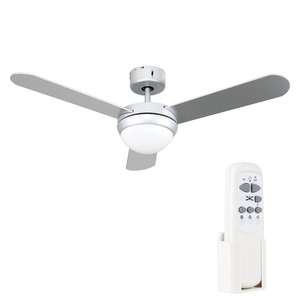 Ceiling fan with light and remote £59.99 @ Value Lights