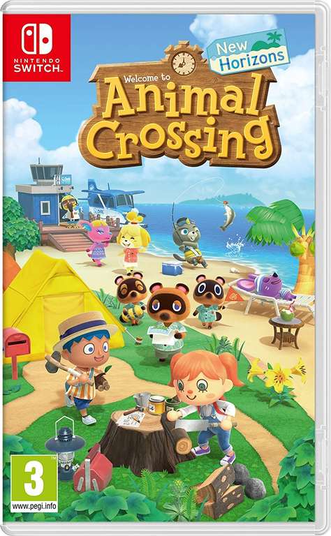 Animal crossing new horizons Nintendo switch game £43 (possible £38 with code GIFT05) @ Amazon
