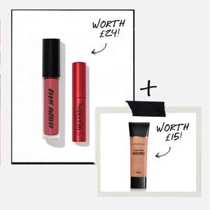 Free Gifts worth £24 on a £35 order PLUS spend £55 and get a Free Radiance Primer worth £15 too + Free Delivery @ Smashbox