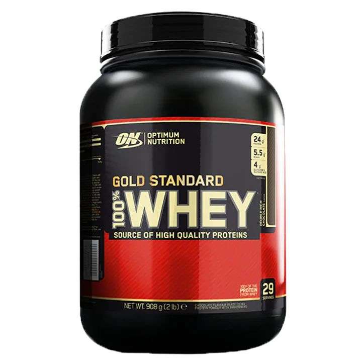 Optimum Nutrition Gold Standard Whey Protein protein (isolate, concentrate and hydrolysate blend) 908g £19.99 @ B&M bargains